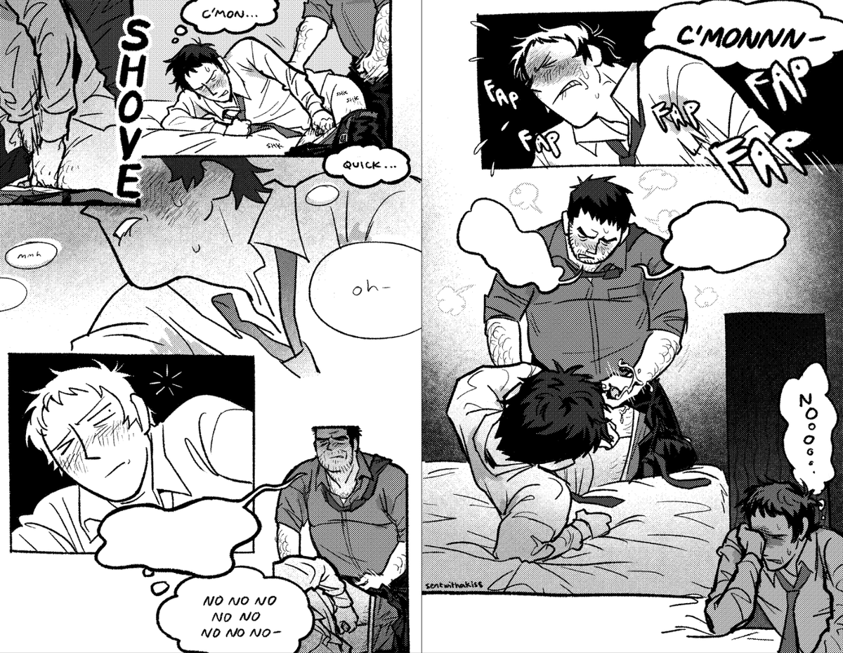 sentwithakiss's tweet photo. race against time (dojima's post-nut shame) https://t.co/yivyiYLAH6