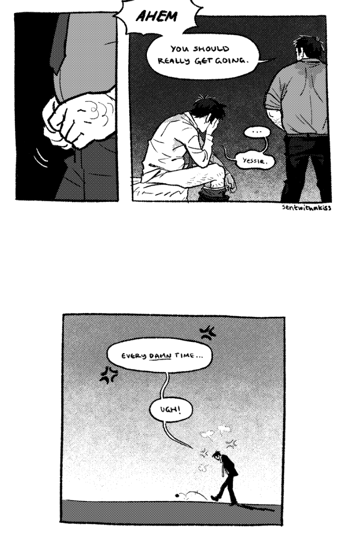 sentwithakiss's tweet photo. race against time (dojima's post-nut shame) https://t.co/yivyiYLAH6
