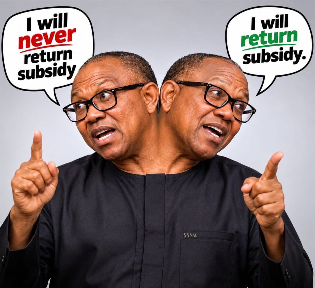 thegreatdapo's tweet photo. @ArinzeNkwonwe @GoziconC @djcuppy Vote your messiah let others do the same. Gaslighting doesn’t work on us anymore 🤡 https://t.co/r9mTzhSoDQ