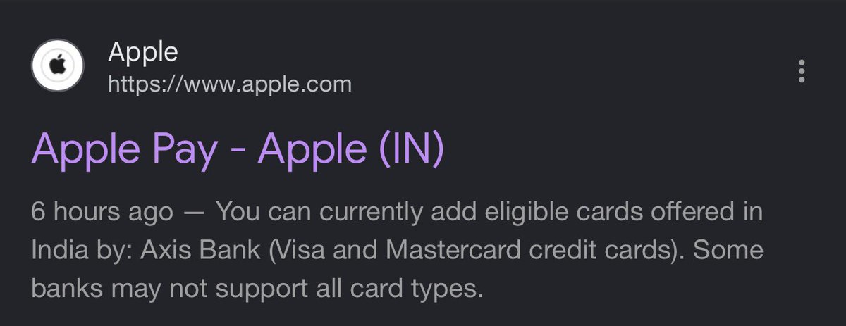 beebomco's tweet photo. Apple Pay is now finally live in India! https://t.co/teIDK6DBxP