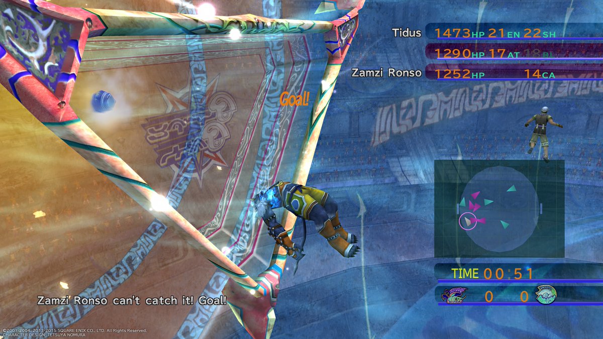 BodemanDSD's tweet photo. The best way to deal with goalies.  #FFX https://t.co/LhF1iC9l4M