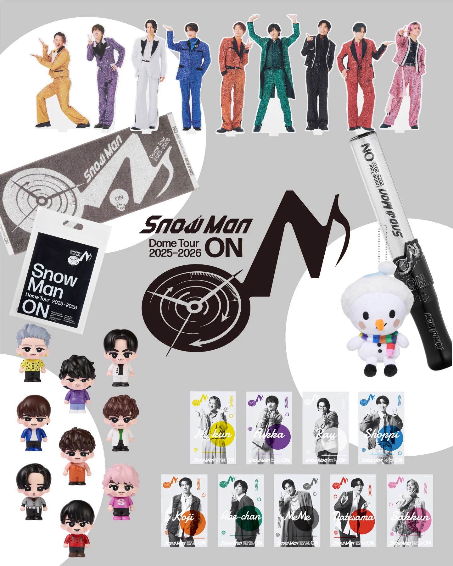  Man Dome Tour 2025-2026 ON アクスタセット SnowMan 「Family Club」 a X: 