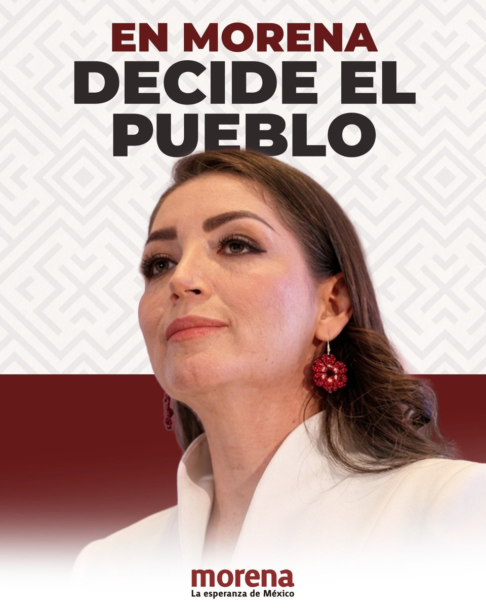 PartidoMorenaMx's tweet photo. Te invitamos a conocer la trayectoria de @JasminBugarin, designada por el pueblo como Coordinadora de la Defensa de la Transformación en Nayarit.

¡El futuro de Nayarit se construye de la mano del pueblo! https://t.co/HGTtdUcG7t