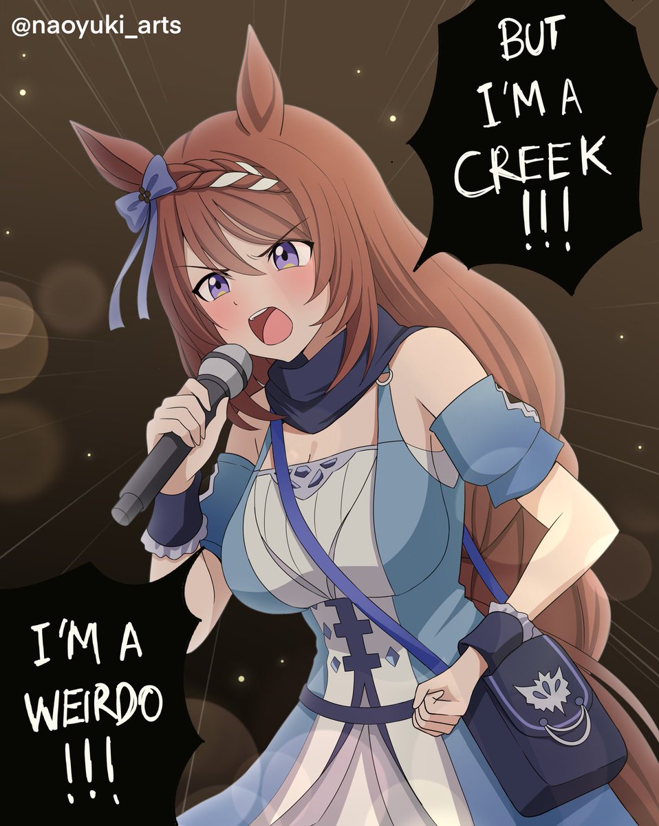 naoyuki_arts's tweet photo. Super Creek’s winning song
#umamusumeㅤ https://t.co/YLG3lyXHY4