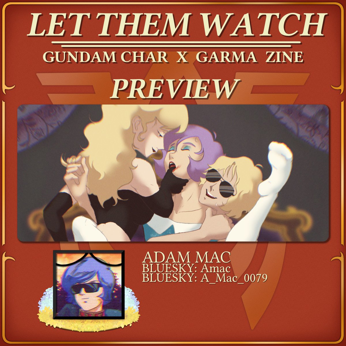 charmazine's tweet photo. ⚔️CONTRIBUTOR PREVIEW⚔️

Next up, we’ve got a spicy little treat from the amazing @A_Mac_0079  !

Get your copy at our Shop!

SHOP: https://t.co/QysQtWDLjj

#gundam #charma #char #garma #CharAznable #GarmaZabi #UCGundam #MSGundam #gundam0079 #zinepromo https://t.co/DmLqjdbykY
