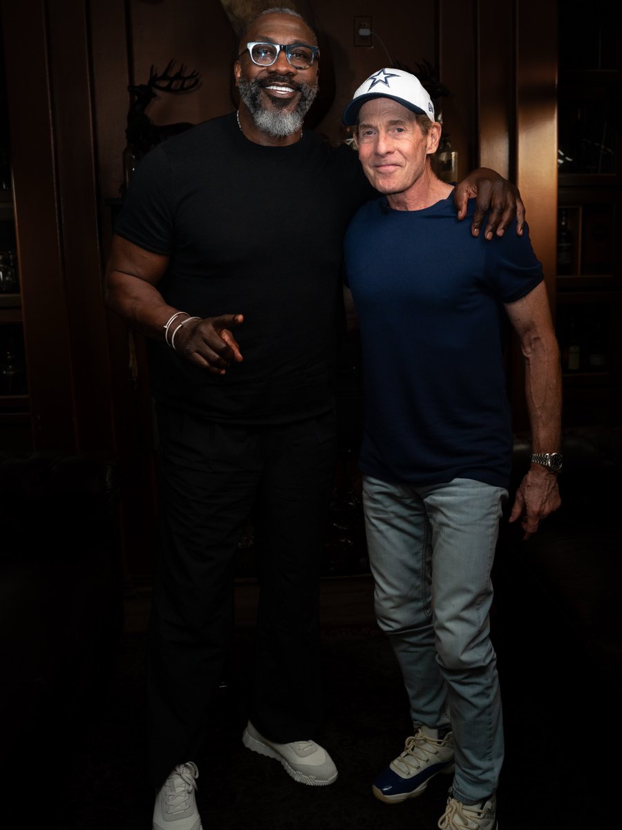 ClubShayShay's tweet photo. .@RealSkipBayless &amp; @ShannonSharpe FINALLY REUNITE!!!

Listen to the episode at midnight eastern wherever you get your podcasts and watch on YouTube at noon eastern tomorrow! https://t.co/2G2uordqzi