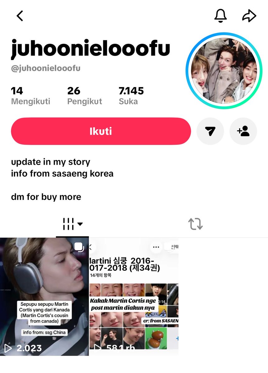 martinbuledpk's tweet photo. guys, please help rnb this tiktok acc 🙏🏻 
they’re spreading martin’s family’s private information without consent, including their social media accounts and photos. they’re also selling information from sasaeng.

please report + block the account, and do not engage with or spread the content. this is a matter of privacy, so please help report the account instead🙏🏻

let’s help keep martin and his family’s privacy safe🫶🏻