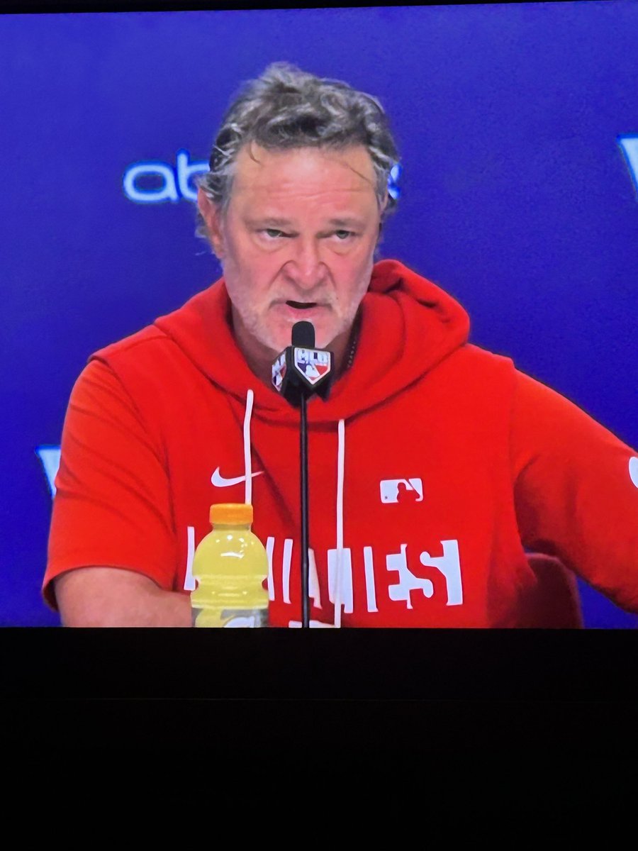JCJacket09's tweet photo. Geez when did Donnie Baseball turn into John Goodman? 

Braves have ripped the soul out of the Phillies 3 times in this one month. Time to finish them off tomorrow https://t.co/E0HQSLODlg