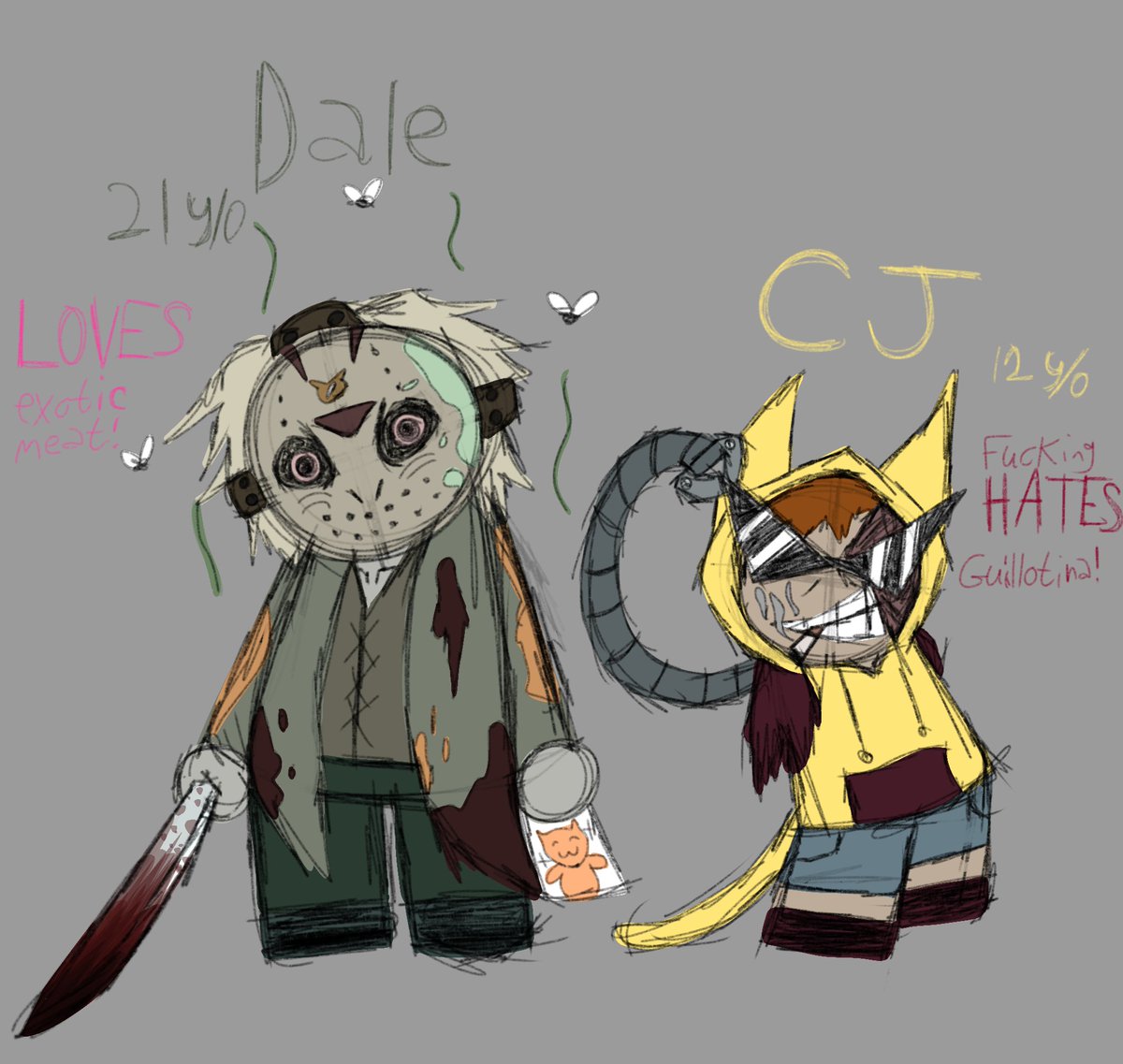 3min60's tweet photo. Mewgenics NPC Ocs i made :P

#mewgenicsart #OCㅤㅤ https://t.co/qv6RmF5ioL
