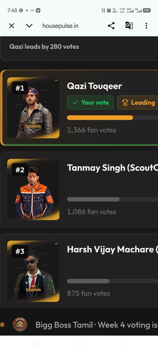 Umar86353200's tweet photo. @QaziTouqeer_Official I’ve voted for you wherever I could! ❤️🔥 You’re currently leading, and you truly deserve all this love and support. Keep going, Rockstar! Kashmir is proud of you. ❤️🏆 Keep entertaining, stay strong and keep shining! #QaziTouqeer #BiggBoss20 #QaziForTheWin #Kashmir