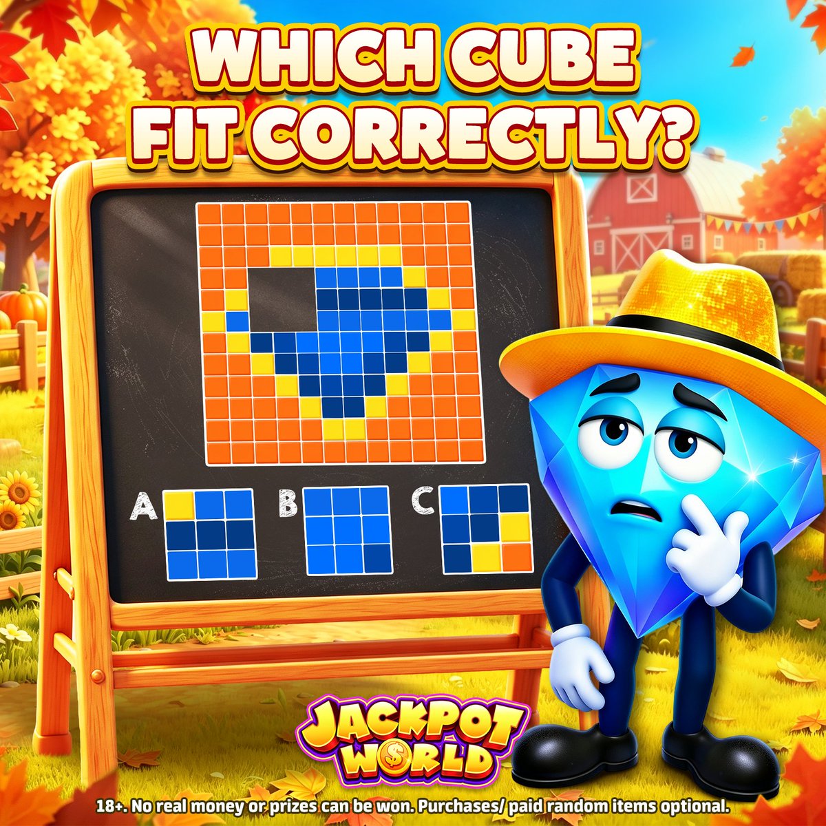 JackpotWorld_'s tweet photo. 🧠 Can you find the perfect match to complete the pattern? 
💬 Leave your answer + 🆔 to win 200 JEWELS!
💰 Freebies: https://t.co/6PeZdu2ayq
🎰 Play now! https://t.co/onNfEFno4M https://t.co/zXR8xvGjry
