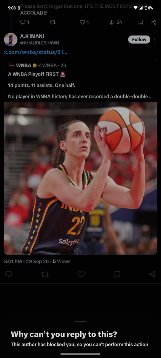 NsightFullWon's tweet photo. @KHALIDLESHAWN don't do that-- 🤣🤣🤣 You posted and hit that block button quicker than she got 10ast ain'tcha?
Revenue Grabs Are For Low/Mid Market Teams <<-Read it again->> 

See me after GM3 and leave yo block button. I still stand by what I said.. The @WNBA needed that 💰 rq https://t.co/MsnNiURevC