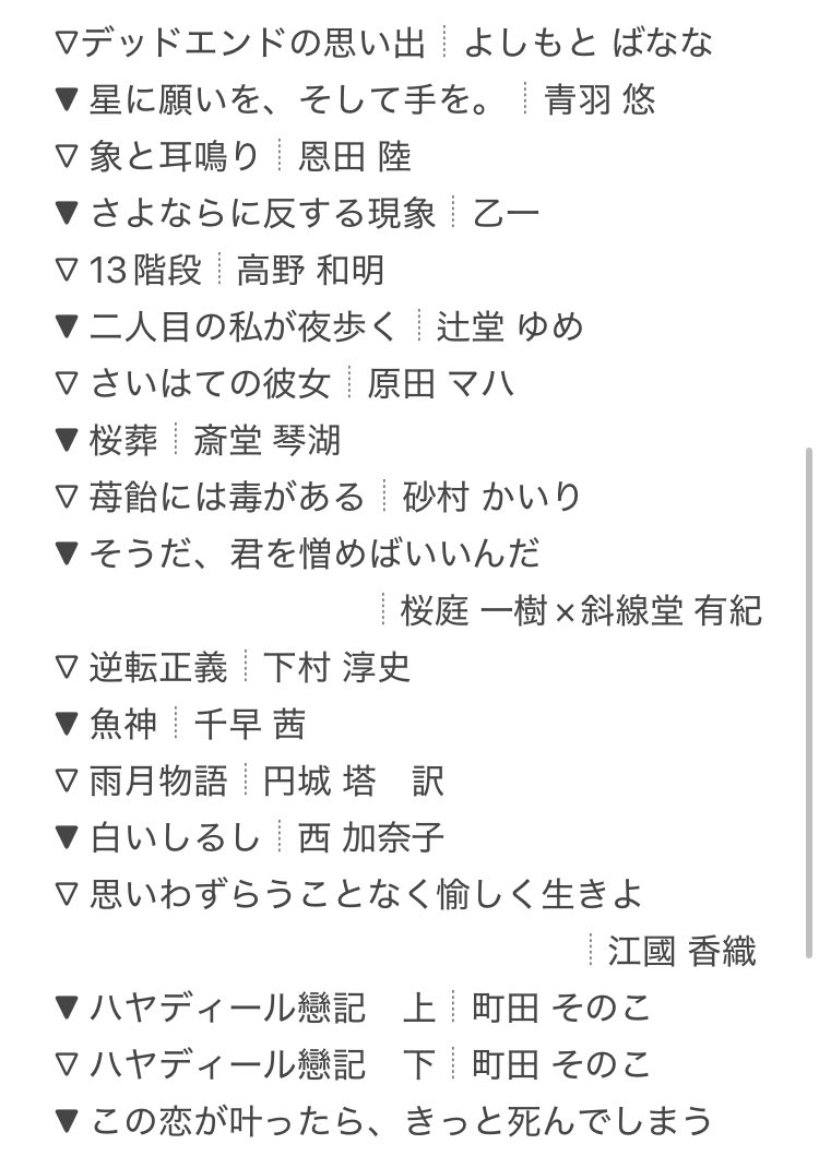 s_uimi_n's tweet photo. #9月読了本

9月は18冊読みました。
ジャンルに捉われることなく読めたかと思いますʕ•̫͡•ʕ•̫͡•ʔ

▽白いしるし
▽そうだ、君を憎めばいいんだ

特にすきだったのはこの2冊でした。
#読了 https://t.co/QTdRL40hrd