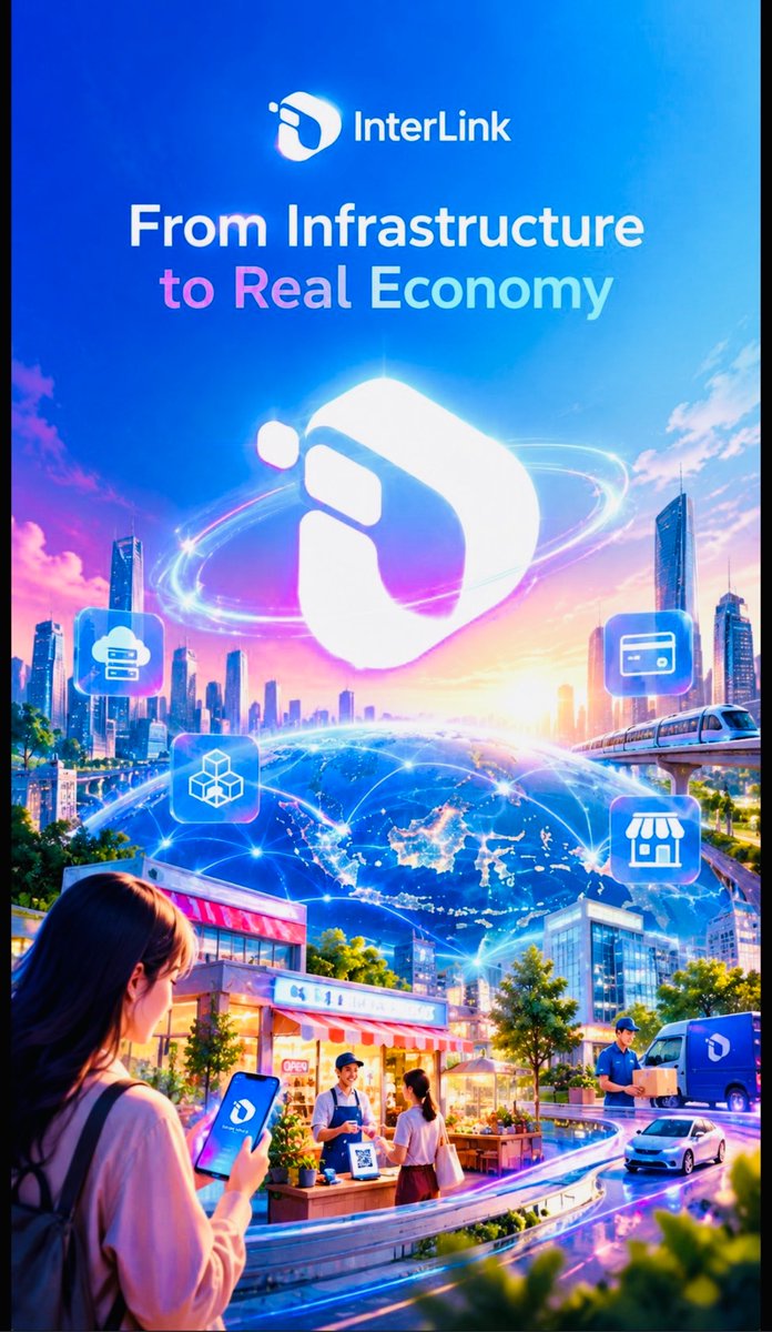 Tuhin1375's tweet photo. Transforming digital infrastructure into real-world economic value.
Connecting networks to everyday commerce. Experience the evolution with InterLink! 

#InterLink #ITLG #ITL #ITLX https://t.co/W4uBpP0U4E