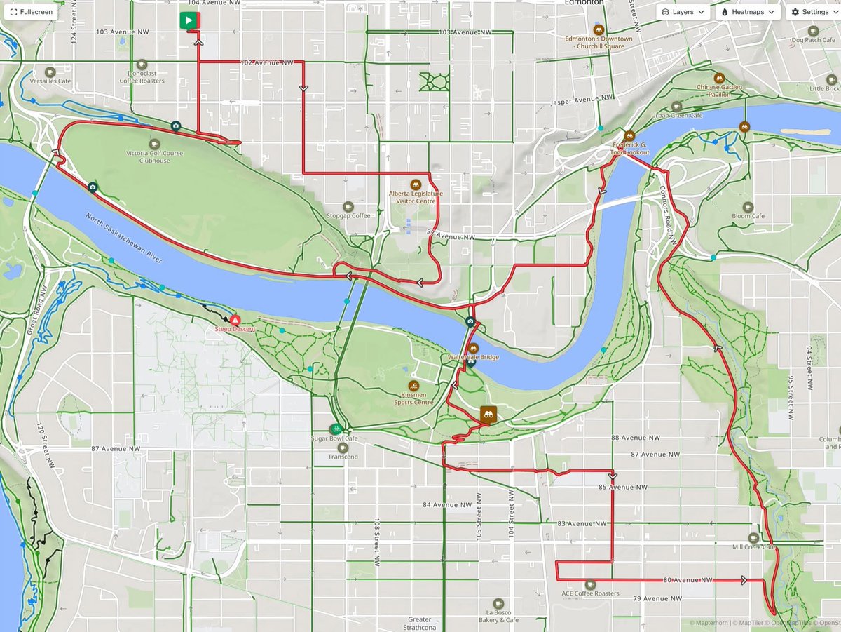 peaceavebike's tweet photo. Wed Sept 30

While the ride is not itself themed around the National Day for Truth &amp; Reconciliation, we will be visiting the Rossdale Burial Ground and the Riverlot Indigenous Art Park in appreciation of just a couple of the Indigenous features of our city's river valley. https://t.co/Lvusl9wuNS