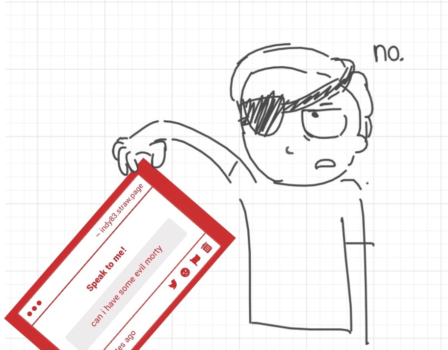 Indyeightythree's tweet photo. I’m sorry!!!! I really wanted to draw him but this little fucker said no🙄 https://t.co/zv7x5Qp0YJ