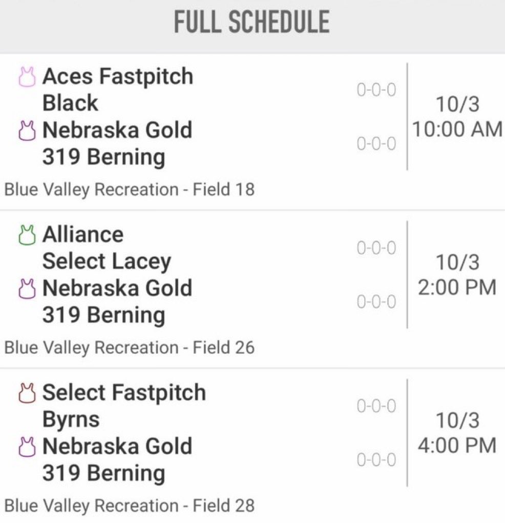 L_Stamets23's tweet photo. Super excited to be playing with @NEGold319 this weekend at @TopGunEvents - KC college prospect - Overland Park

Here’s my schedule for Saturday : https://t.co/E3XAiW3YfU