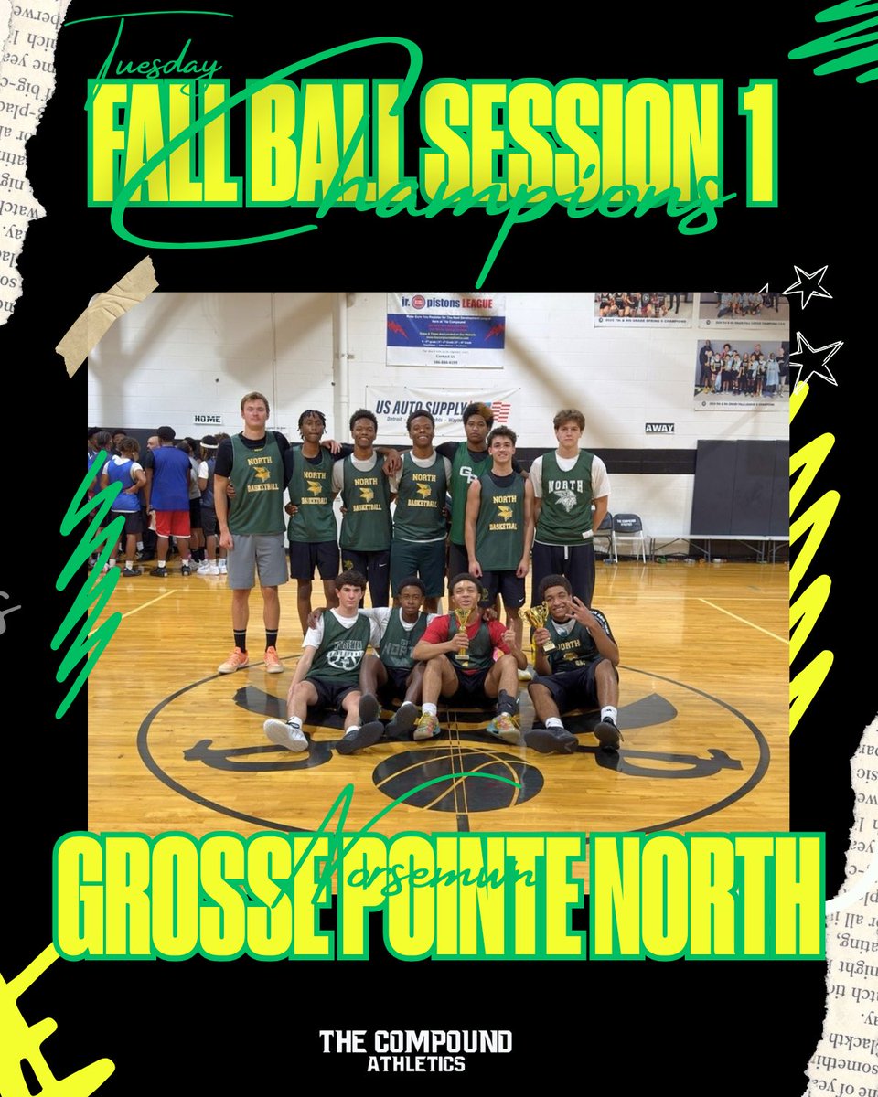 _TheCompound_'s tweet photo. What a great Tuesday session one championship game between @GPNBBALL and Cousino 57-51 ‼️the Norseman hang a banner on the wall!  GPN was lead by Jarrell Thomas game high 25 pts. #HOTA @coach_lumbo @HankampScott @EHoopsSpotlight https://t.co/e8nzymocxC