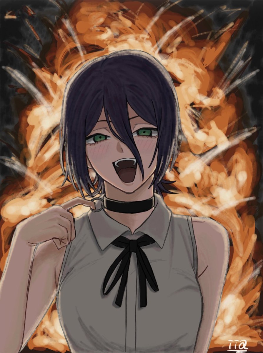_IIA_114's tweet photo. 絵チャ💣💥
#チェンソーマン
#レゼ https://t.co/xbEquFT7iJ