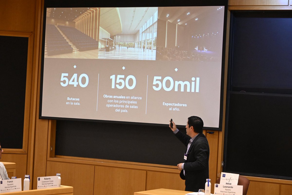 Nardini_Leo's tweet photo. En el marco del programa internacional IAE–IESE Cities in Motion, durante el encuentro “Ciudades y Ecosistemas para el Bien Común 2026–2030”, presentamos la experiencia de Malvinas y el plan que tenemos para Distrito Malvinas, lo que será la nueva ciudad Malvinas, como caso vivo del programa Distritos Competitivos y Ciudades Integradas.