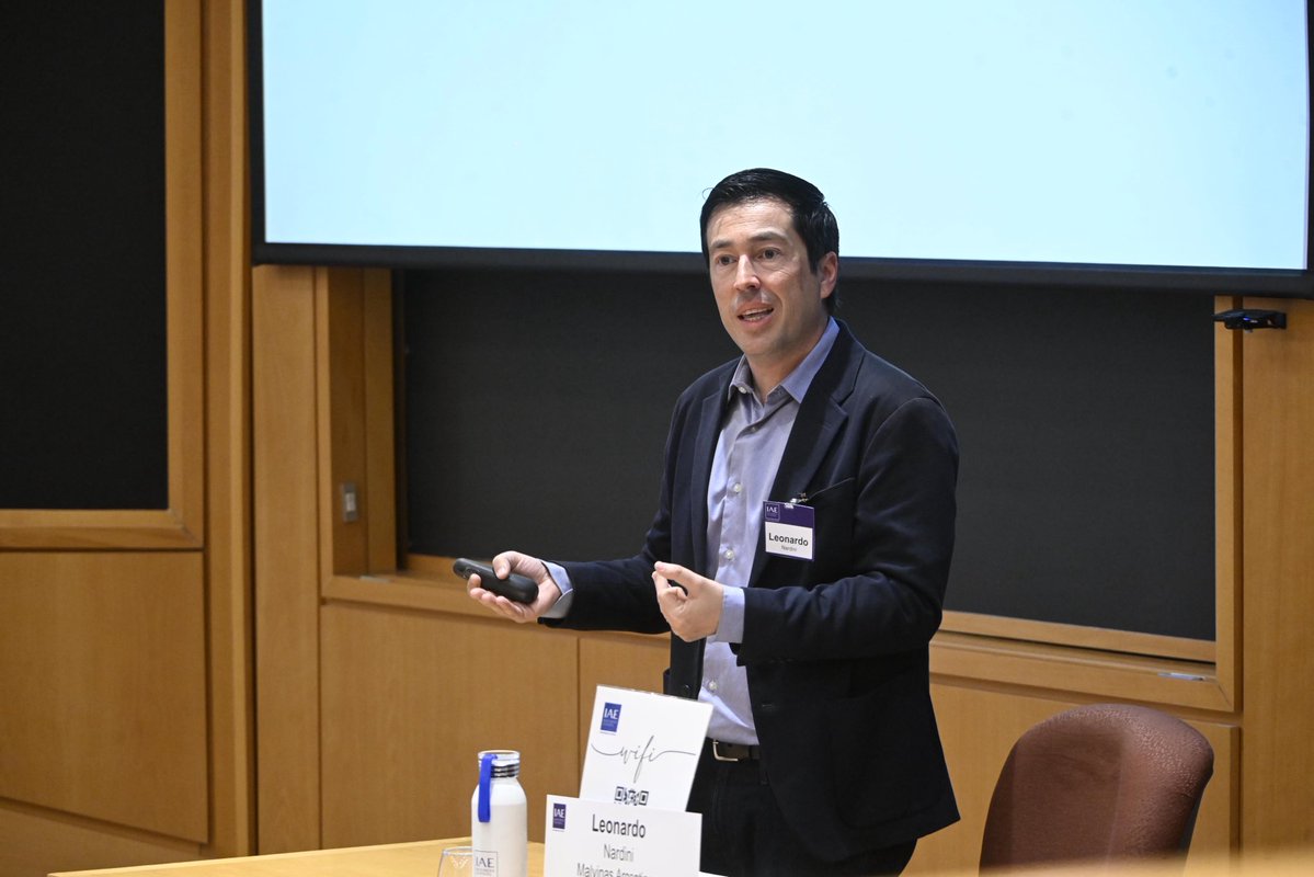 Nardini_Leo's tweet photo. En el marco del programa internacional IAE–IESE Cities in Motion, durante el encuentro “Ciudades y Ecosistemas para el Bien Común 2026–2030”, presentamos la experiencia de Malvinas y el plan que tenemos para Distrito Malvinas, lo que será la nueva ciudad Malvinas, como caso vivo del programa Distritos Competitivos y Ciudades Integradas.