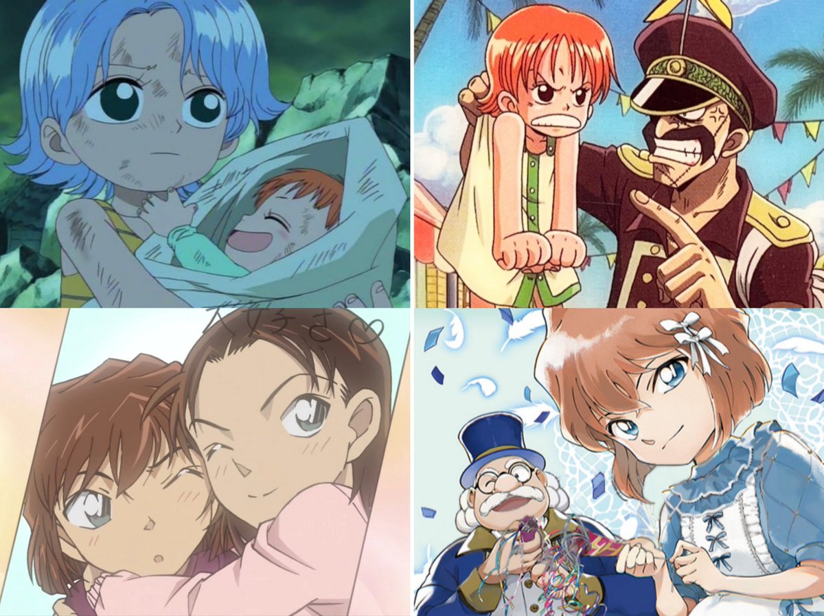 Emaaiss's tweet photo. I love OP and DC✌️
My favorite female characters are Nami and Ai.

I feel like this rarely gets discussed—prob cuz they’re from different anime, haha. To me, Nami &amp; Haibara’s character portrayals are so similar 🫠🩷, so I wanted to share my thoughts on what they have in common!— https://t.co/x0Hp0J9NOg