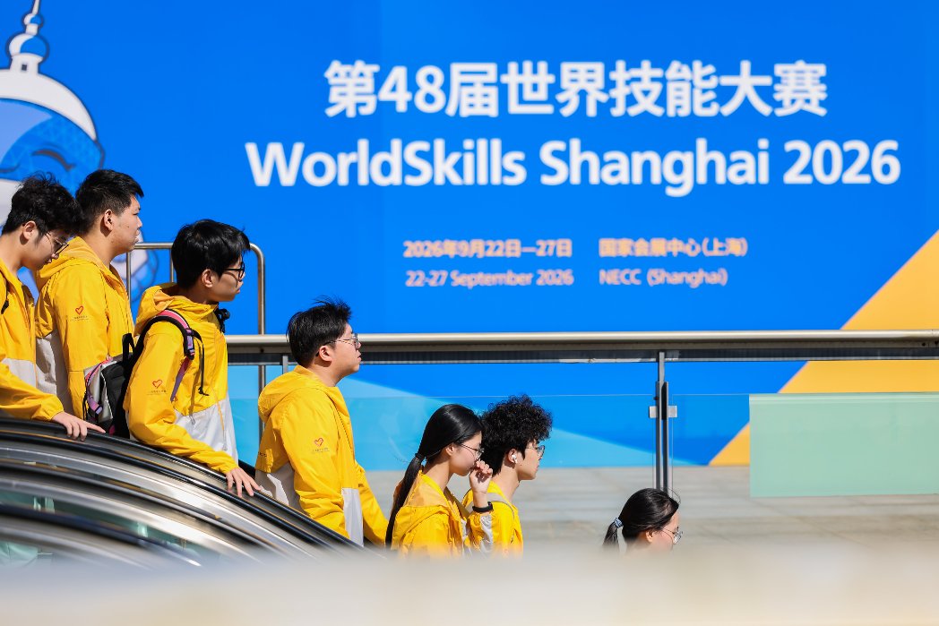 WorldSkills's tweet photo. #WorldSkillsShanghai2026 featured 3,800+ volunteers stationed across the multiple venues, helping at transportation hubs and hotels across Shanghai, offering guidance, language support, media assistance and more! 🎉🙏🏻 THANK YOU volunteers. We could not have done it without you. https://t.co/bB9gc9anSd