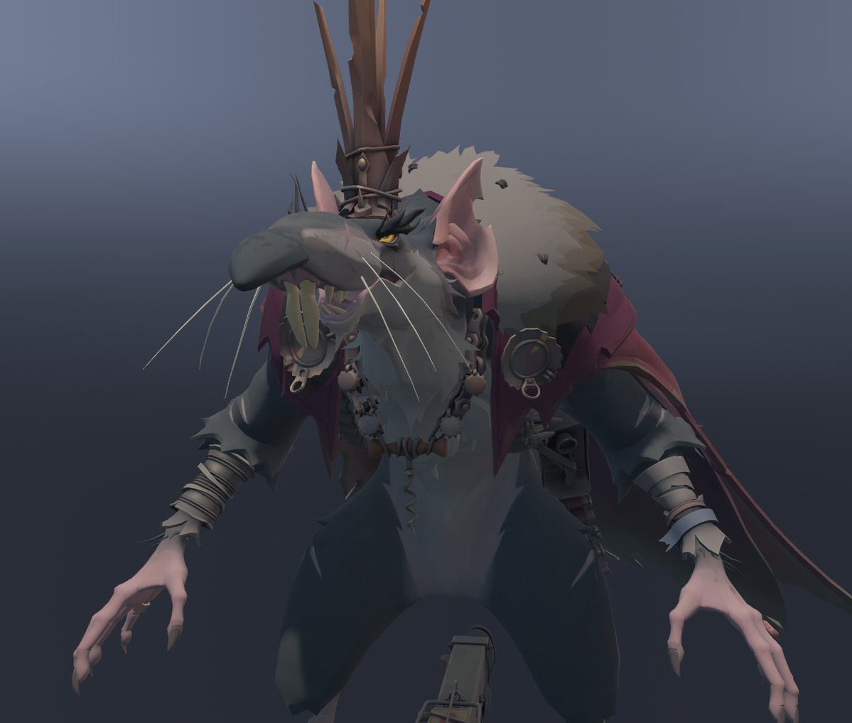 DiarioDeMidtown's tweet photo. 🐀 RENDER 3D DO REI RATO, NOVO PERSONAGEM DE #DEADLOCK https://t.co/eflugolu54
