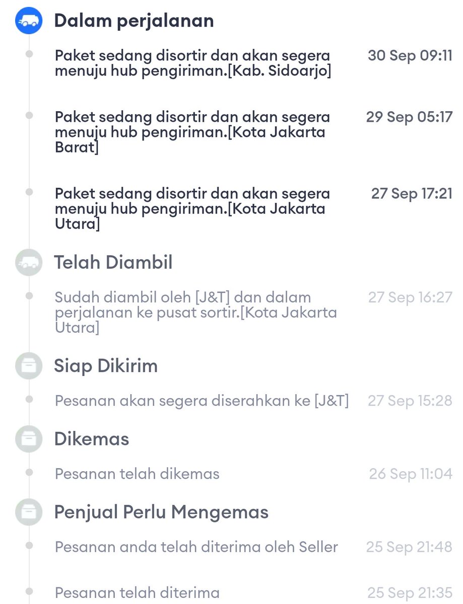 cylorinde's tweet photo. lazada sangat konsisten sekali lambatnya🥰 https://t.co/t2E2UkLZkq