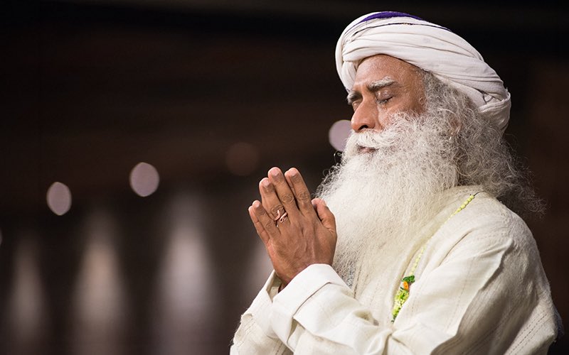 SadhguruJV's tweet photo. If you realize that just about everything from atomic to cosmic is beyond your comprehension, you will naturally bow down and walk gently. #SadhguruQuotes https://t.co/ggmML5xD14