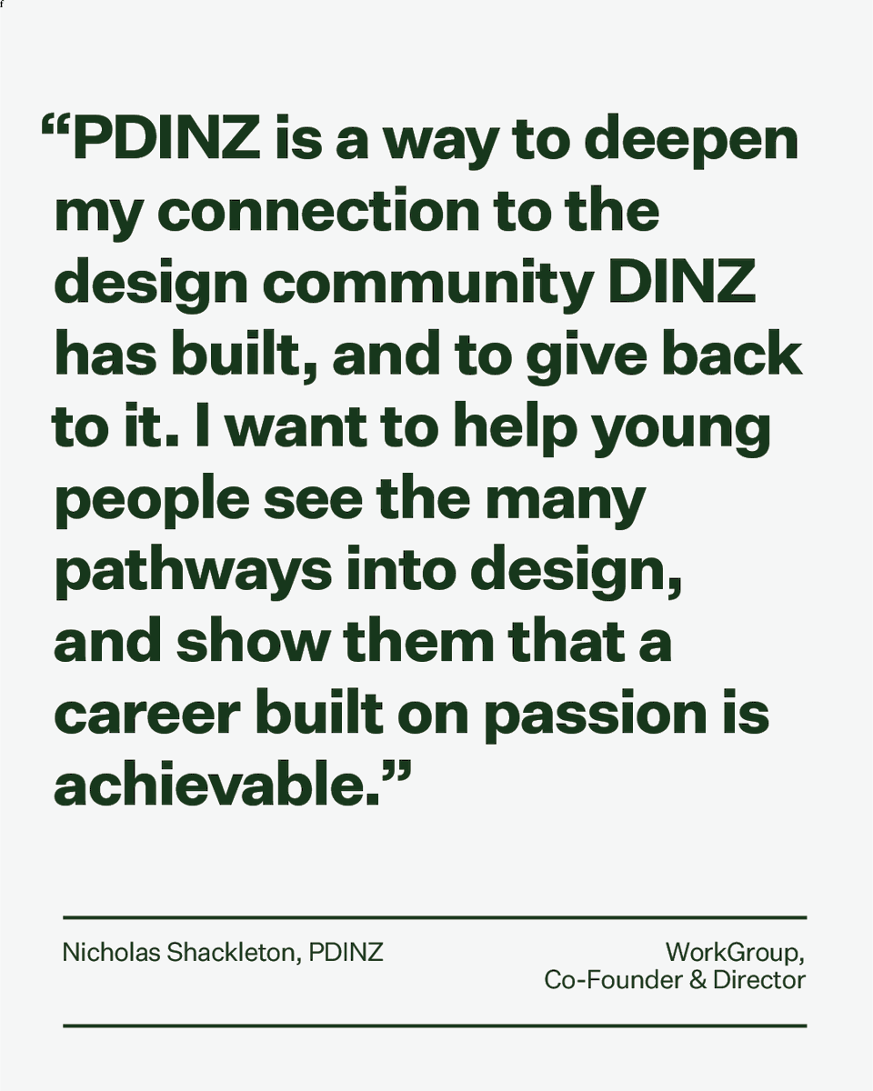 DINZdesignjobs's tweet photo. Congratulations to a member who has become PDINZ – Nicholas Shackleton

PDINZ acknowledges our Constitution’s Pou – recognition of excellence in professionalism and connecting and building relationships, but also being able to give back to the community.

https://t.co/Pkh5qDSMEf https://t.co/nYDGlB9yAL