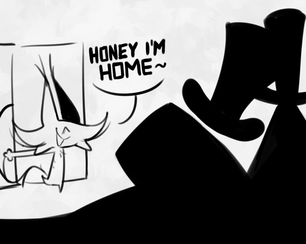 _h4one's tweet photo. the worst nightmare of every self shipper
#caine #billcypher https://t.co/qMtsSV5fqC