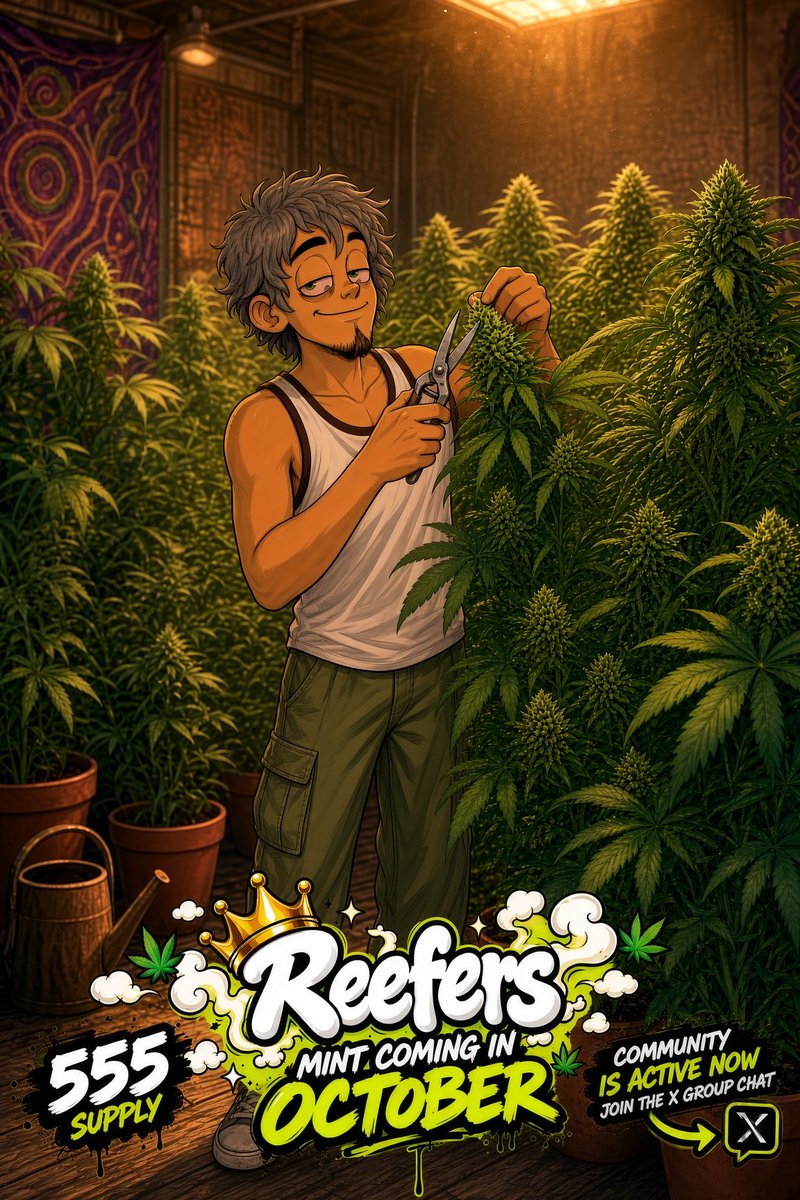 KushKongJr's tweet photo. @ReefersRH is growing and we want you to grow with us! 🌱 Exclusive supply of 555 will be up in smoke before you know it. 💨 I know you’re a stoner, I know this, but don’t fade the Reefers. 👀 https://t.co/whUH3endv7