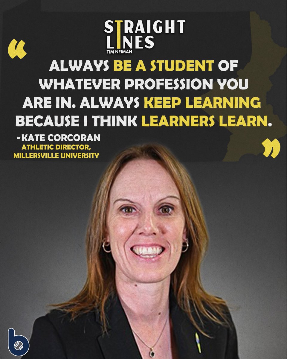 TimNeiman's tweet photo. @KateCorcoran33 Director of Athletics @millersvilleu @VilleMarauders joins the show Kate, a former standout student-athlete and champion at @DSUBulldogs @DeSales @desales_wbb DeSales University. Kate traces her 26-year administrative career. find your voice and use it
#PSAC #NCAA https://t.co/F2QYuz5g6s