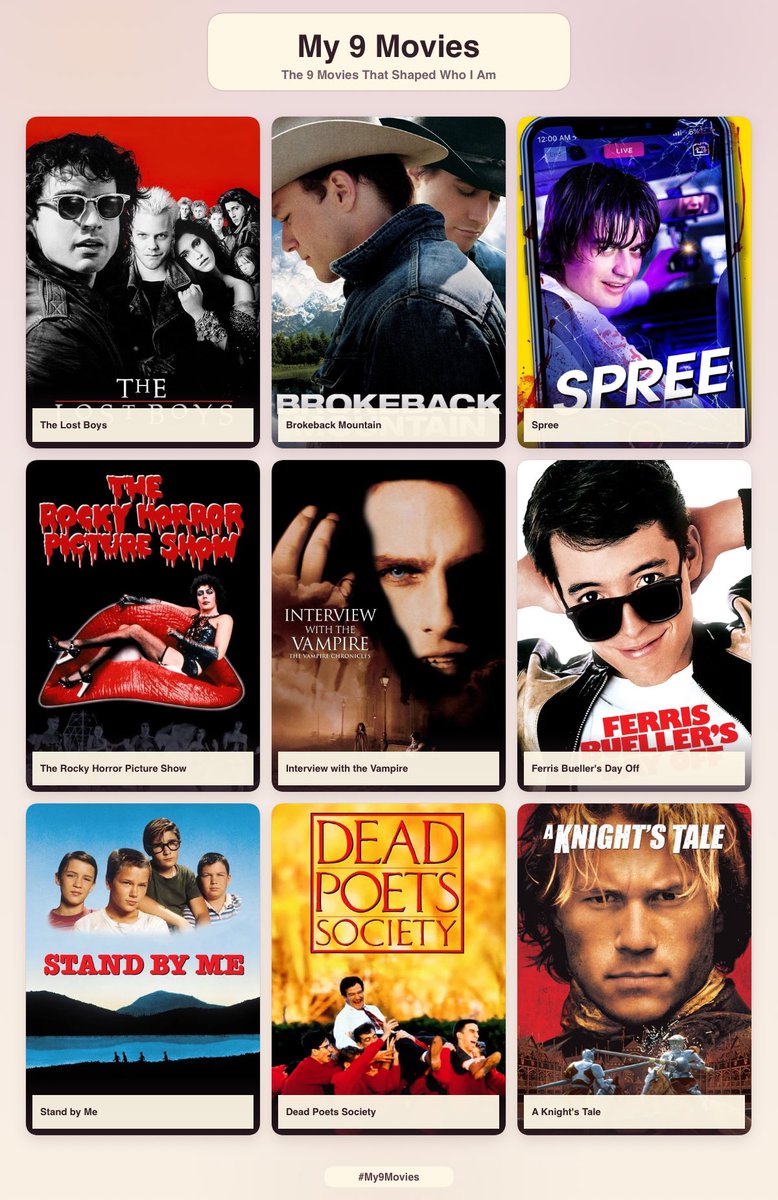 GEESEKEERY_'s tweet photo. Me and my nine movies https://t.co/vKk8P3hbNC