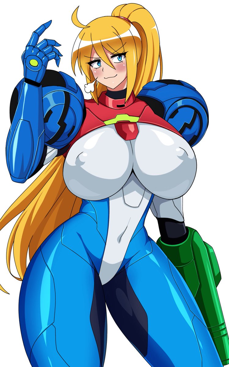 Iriomot_aoneko's tweet photo. #今月描いた絵を晒そうㅤ Triple Samus https://t.co/zv9F919Yzd