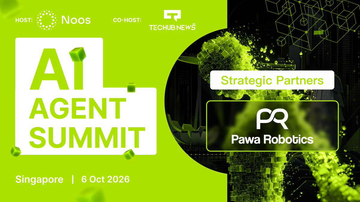 NoosProtocol's tweet photo. We’re delighted to welcome @pawa_sci as a Strategic Partner of Noos Network’s AI Agent Summit at #TOKEN2049 Singapore! 🐾

Pawa is a wearable health intelligence platform and “Proactive Vitality OS” for modern pets—turning vital signs, activity, sleep, and GPS data into early alerts, personalized insights, and vet-ready reports.

📅 Tuesday, October 6
⏰ 1:00–6:00 PM (GMT+8)

Explore how AI can make everyday pet care more proactive—and look out for a few surprises along the way!

Register: https://t.co/u5MfLfvsOj