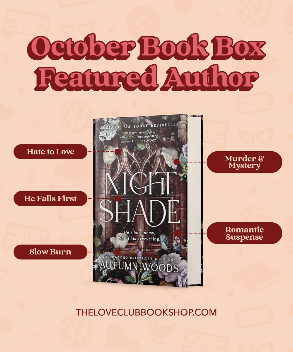 tlcbookshop's tweet photo. Our little secret is finally out 🙂‍↕️ Cover sneak peeks are coming shortly!￼

#nightshade #autumnwoods https://t.co/dLuPudWguG