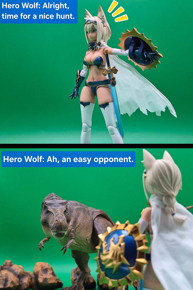 digihacker87's tweet photo. Hero Wolf greatest opponent is...wait what?
#snailshell #toyphotography
#trex #Fightme https://t.co/MPsGrJQcr8