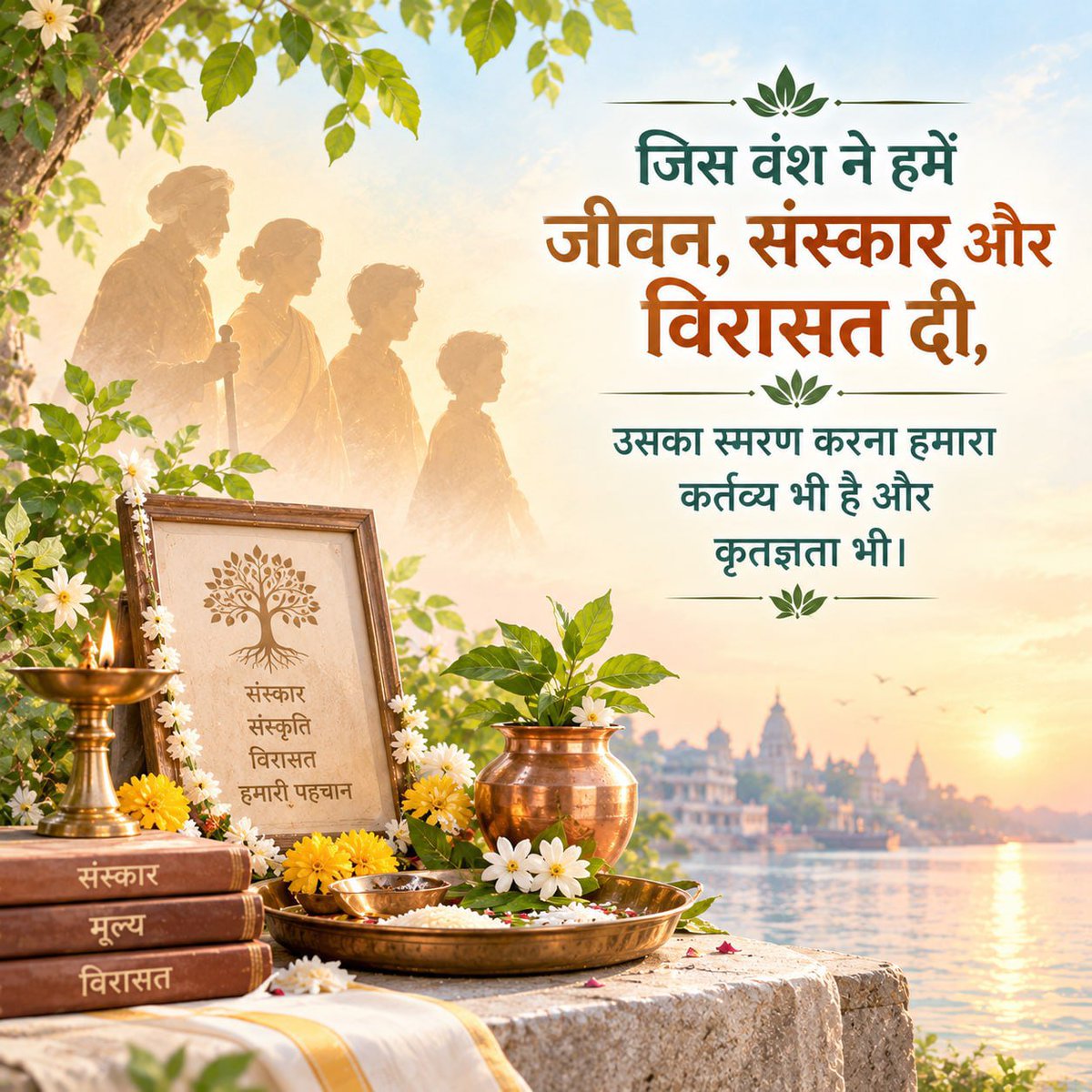 Deemplepur127's tweet photo. Pitru Paksha में श्रद्धापूर्वक पितरों का स्मरण, तर्पण और श्राद्ध करने की परंपरा हमारे संस्कारों की गहराई को दर्शाती है। Shraddh Mahima को समझे और पितरों के प्रति कृतज्ञता व्यक्त करें और उनके आशीर्वाद पाए।
  #AncestralBlessings  https://t.co/7nORdsUD1U https://t.co/AiUgusUd7h https://t.co/Pcl2YRJeNz