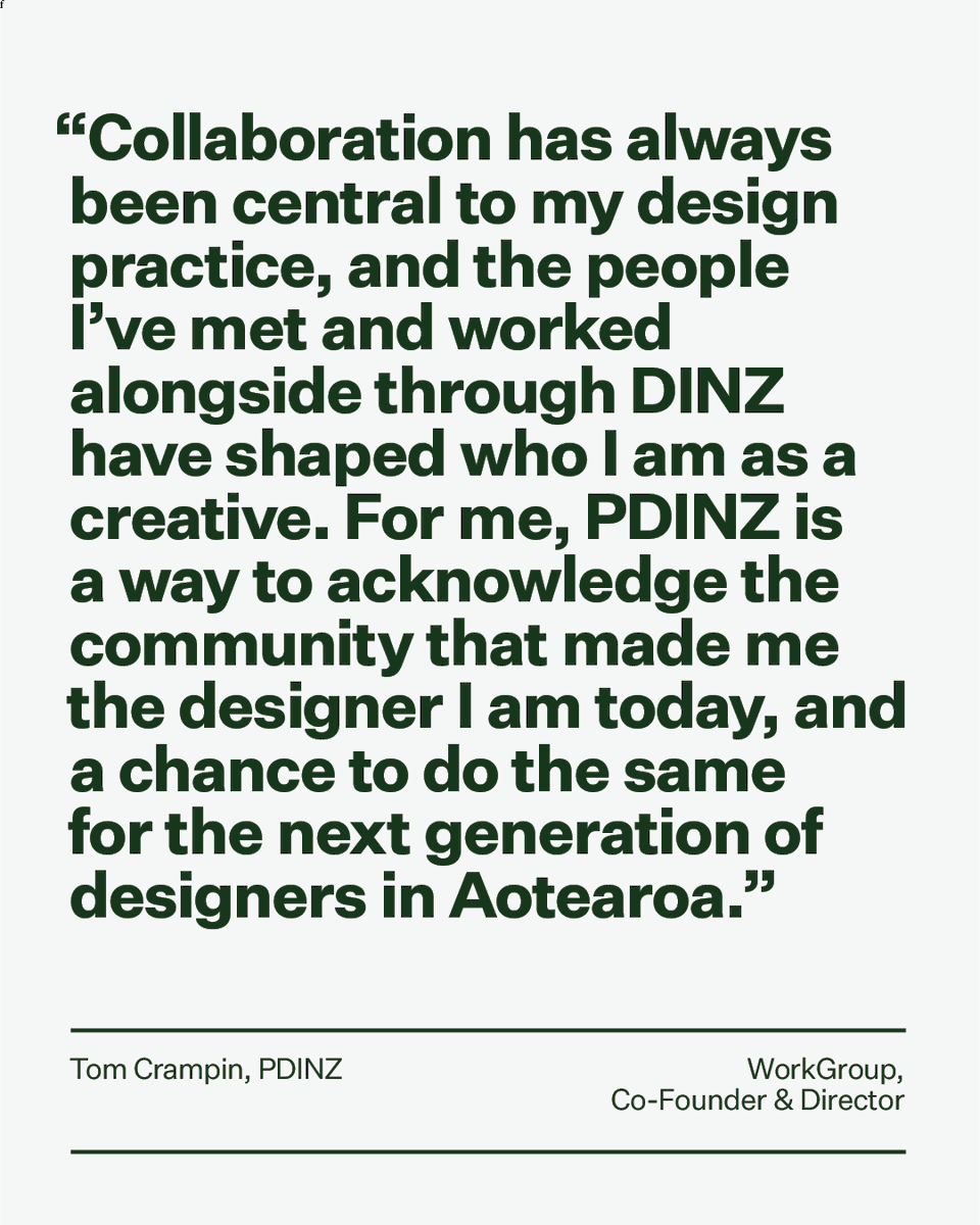 DINZdesignjobs's tweet photo. Congratulations to a member who has become PDINZ – Tom Crampin

PDINZ acknowledges our Constitution’s Pou – recognition of excellence in professionalism and connecting and building relationships, but also being able to give back to the community.

https://t.co/Pkh5qDSMEf https://t.co/qt7f55Ce7W