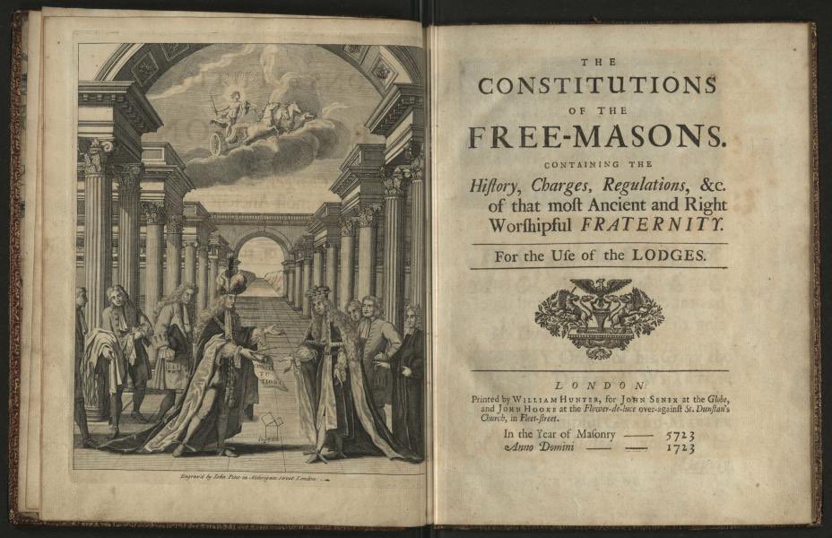 JakeE2200's tweet photo. The Constitution of The Freemasons from 1723 which Benjamin Franklin republished in the colonies, was the framework for the 1790 Naturalization Act.

The 2 main requirements to become a Freemason were #1 you had to be a freeman (Nons at this time were all either slaves or lived outside of civilization but later 19th century lodges explicitly said you had to be White to join) of “good” moral character (No doctrinal religious requirement) & this included jews just as the 1790 did.

The freemasonic constitution likewise goes on to say how the early Freemasons were Cain, the seed of the serpent (1st John 3:12) Nimrod, the mighty nephilim (Genesis 10:8-9) the Philistines, who also had nephilim living amongst them (Joshua 11:22/2nd Samuel 21:20) the Egyptian alchemist (Exodus 7:22) & these mystery cults were then brought into Greece to be learned by the Pagans there such as Pythagoras (1st Corinthians 10:20)

Freemasonry has always been about worshiping Satan & being in opposition to the true God.