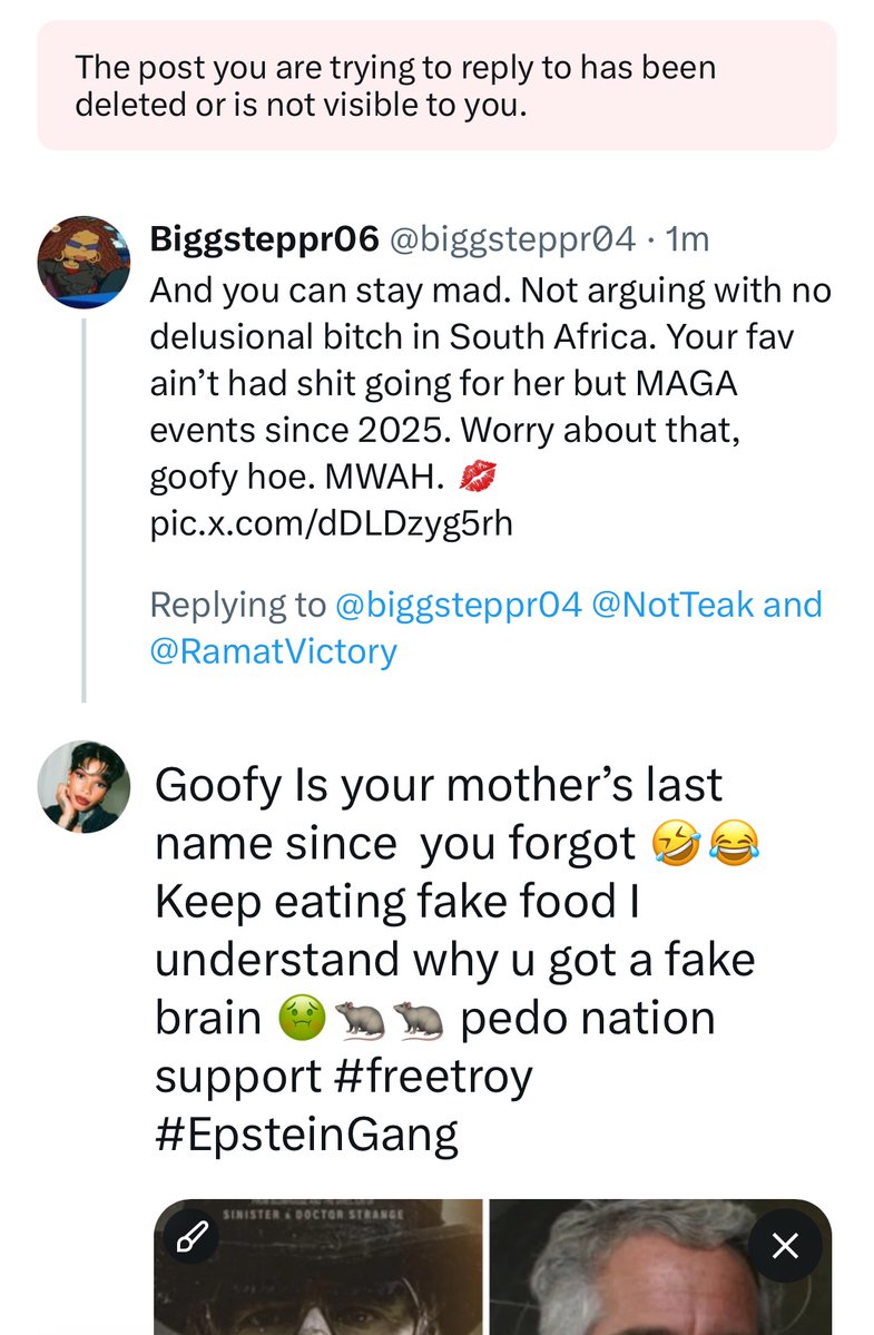 zulbarb10529's tweet photo. The Nation of Witches and Rats
#EpsteinGang #epsteinisland
Bots Is Mad
The Jig Is Up https://t.co/Cy9xPxsZmX