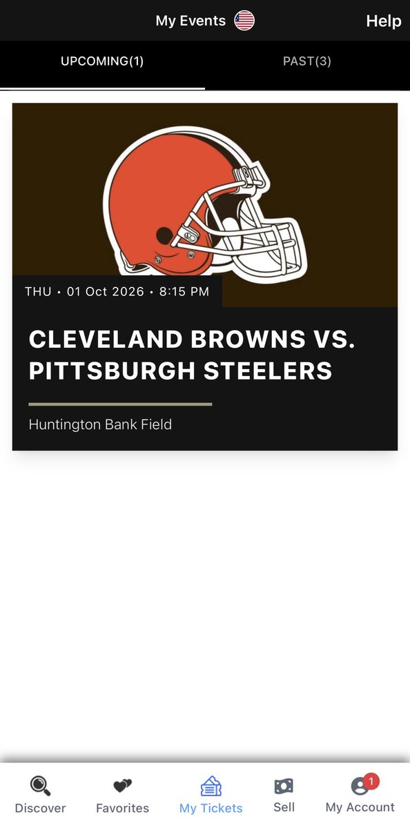 Ckay1226's tweet photo. Anyone interested? I’ve got 3x tickets available for Cleveland Browns vs. Pittsburgh Steelers!

Venue: Huntington Bank Field — Cleveland, OH
Thursday, Oct 1 at 8:15 PM
— 150 per tickets 

DM me if you’re interested or want more details https://t.co/WHb54vqAQ0