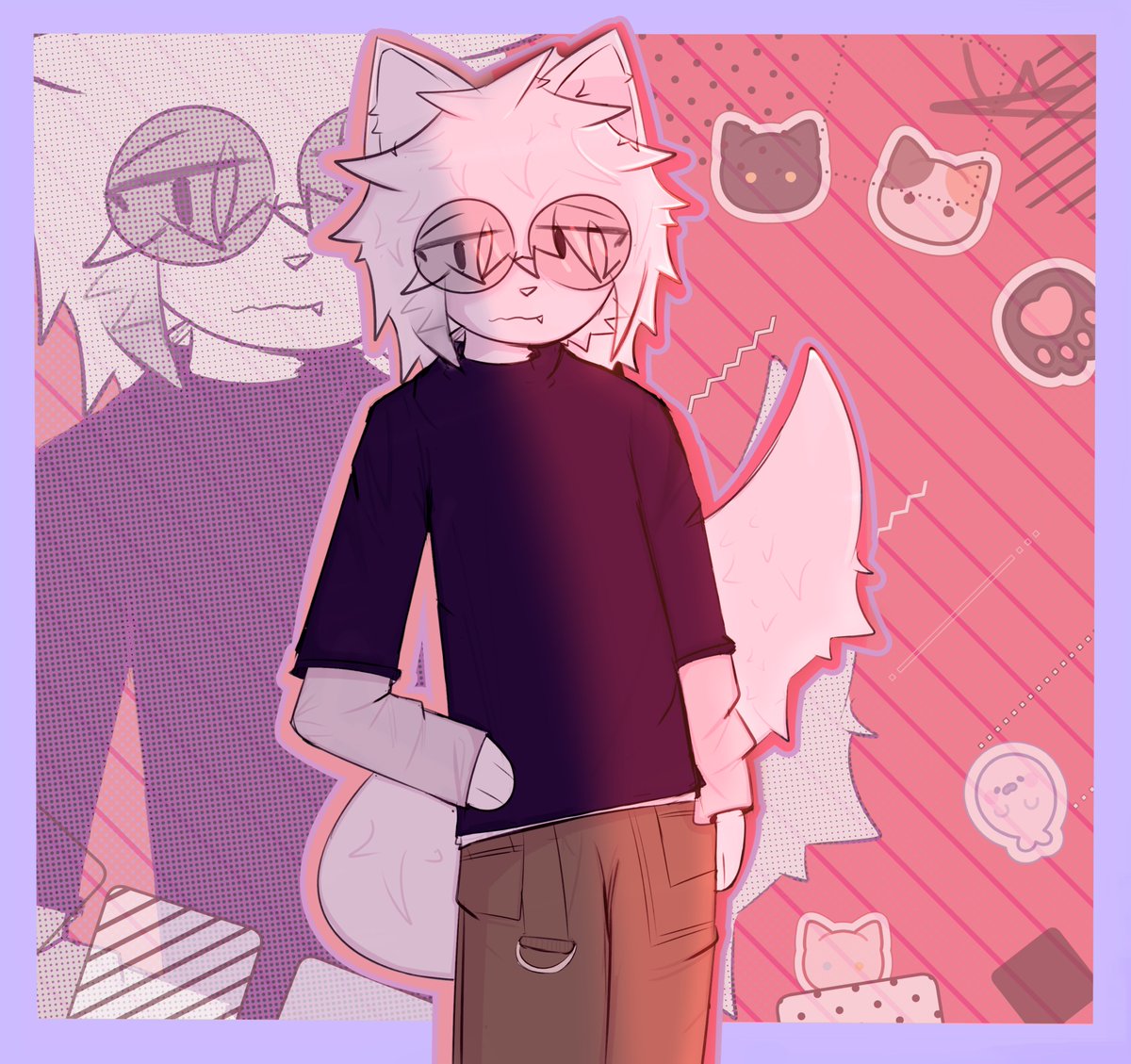 Just_Kory_'s tweet photo. I like how this drawing turned out, tho i need to do creative backgrounds 🦭 https://t.co/K2HwduAk9N