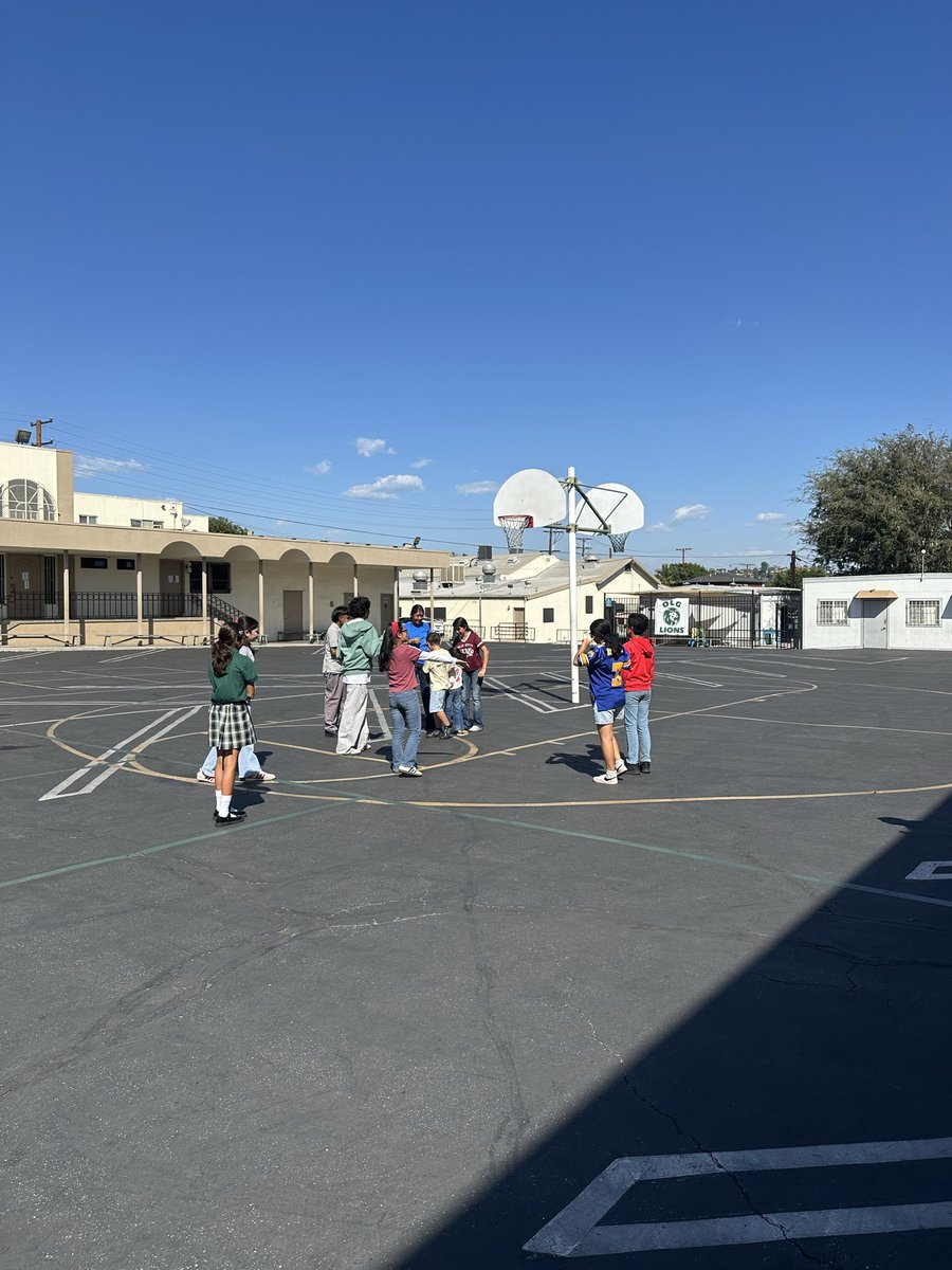 OLGLionsLA's tweet photo. OLG Lions are college bound!! Our amazing 🤩 students rocked their favorite college shirts and colors during our spirit rally! 💚💛🦁🎓🌟
#CatholicEducation #OLGLions #Community #Tradition #Faithbasedlearning #olglionsla #CollegeSpiritDay https://t.co/IO8WBf5kCF