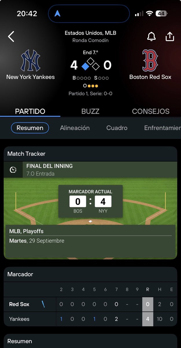 IApostador1007's tweet photo. Como vamos? Considero bien, pero todo puede pasar, 6 outs más, vamos! https://t.co/GM4RAntqio