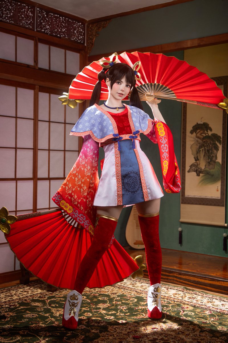 PeachMilky_'s tweet photo. To celebrate the release of Dynasty Warriors 3: Complete Edition Remastered I wanted to cosplay my childhood fave, Da Qiao! 🪭

#DW3CER https://t.co/56sta2TnCy