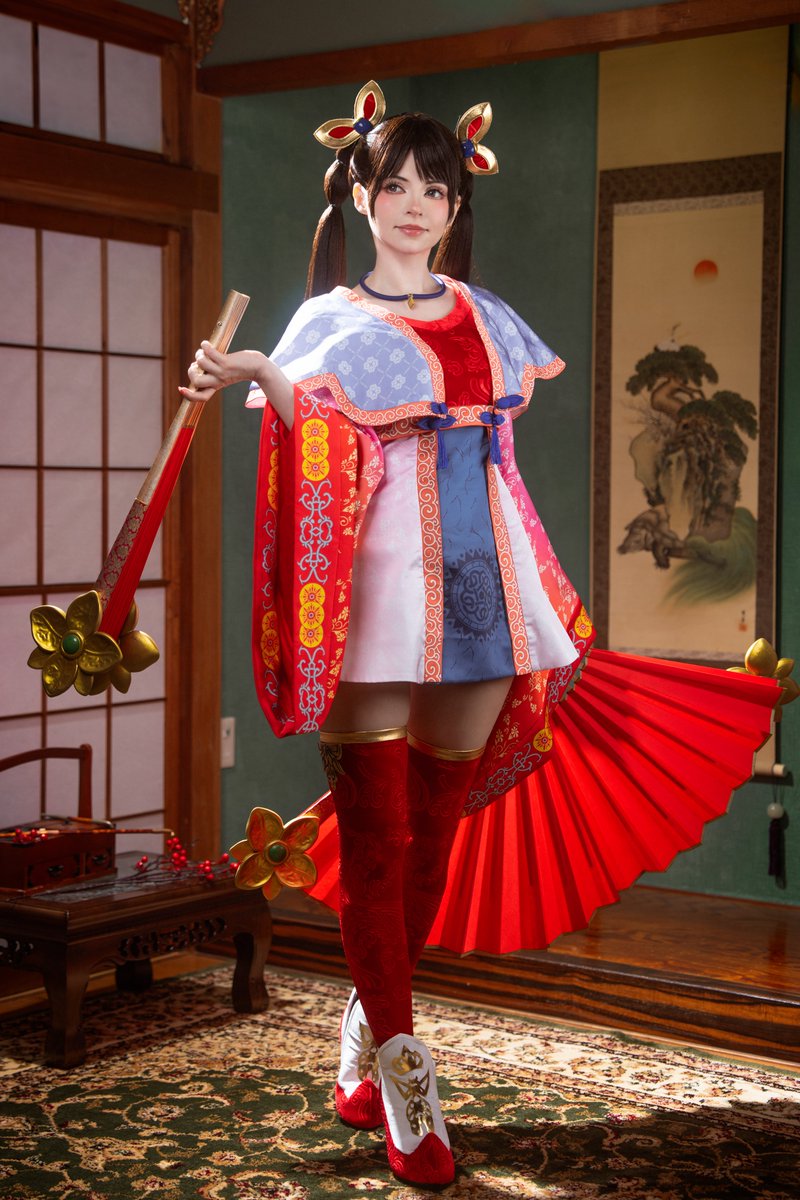 PeachMilky_'s tweet photo. To celebrate the release of Dynasty Warriors 3: Complete Edition Remastered I wanted to cosplay my childhood fave, Da Qiao! 🪭

#DW3CER https://t.co/56sta2TnCy