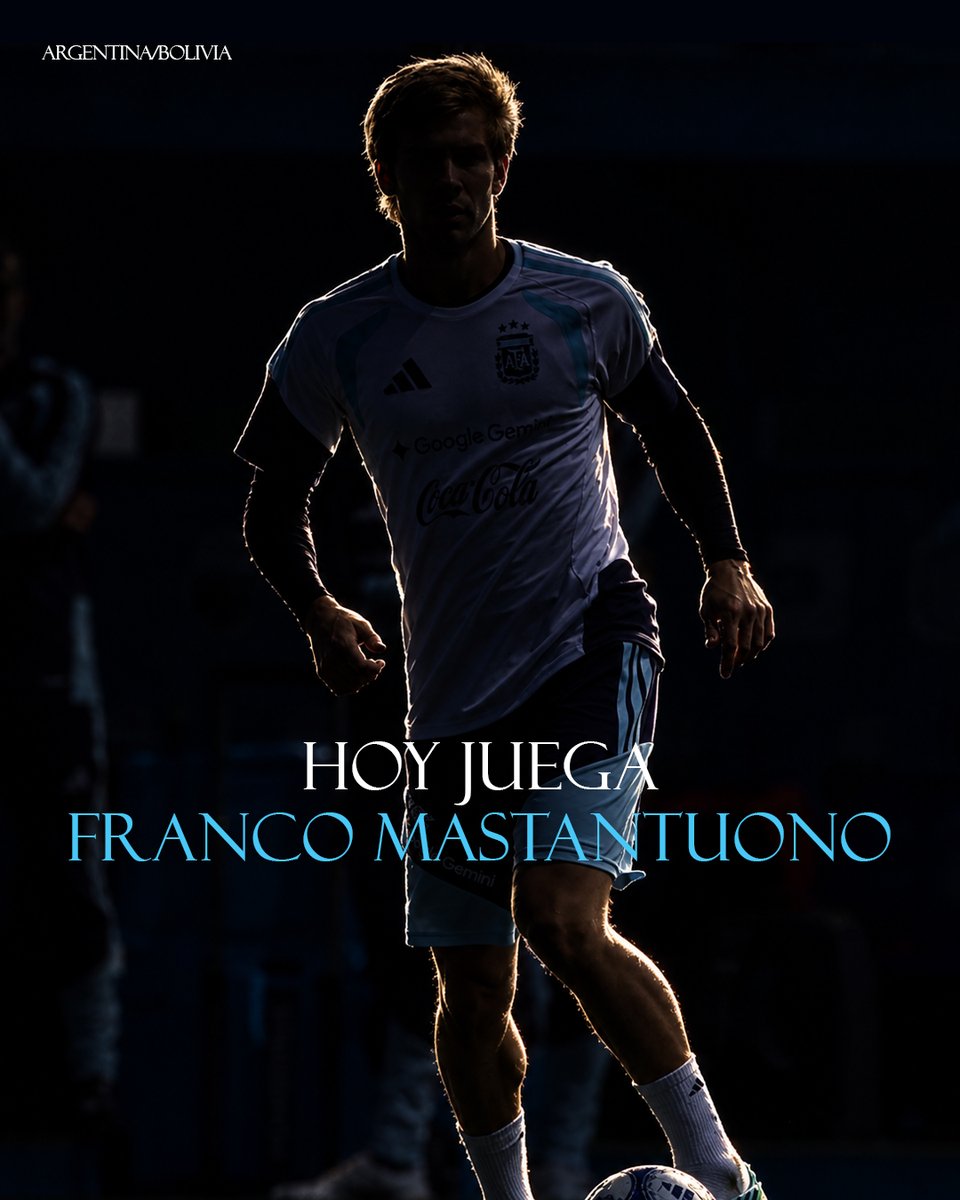 MastantuonoArg's tweet photo. 🇦🇷🩵  HOY JUEGA FRANCO MASTANTUONO! https://t.co/s7c15DDFKj
